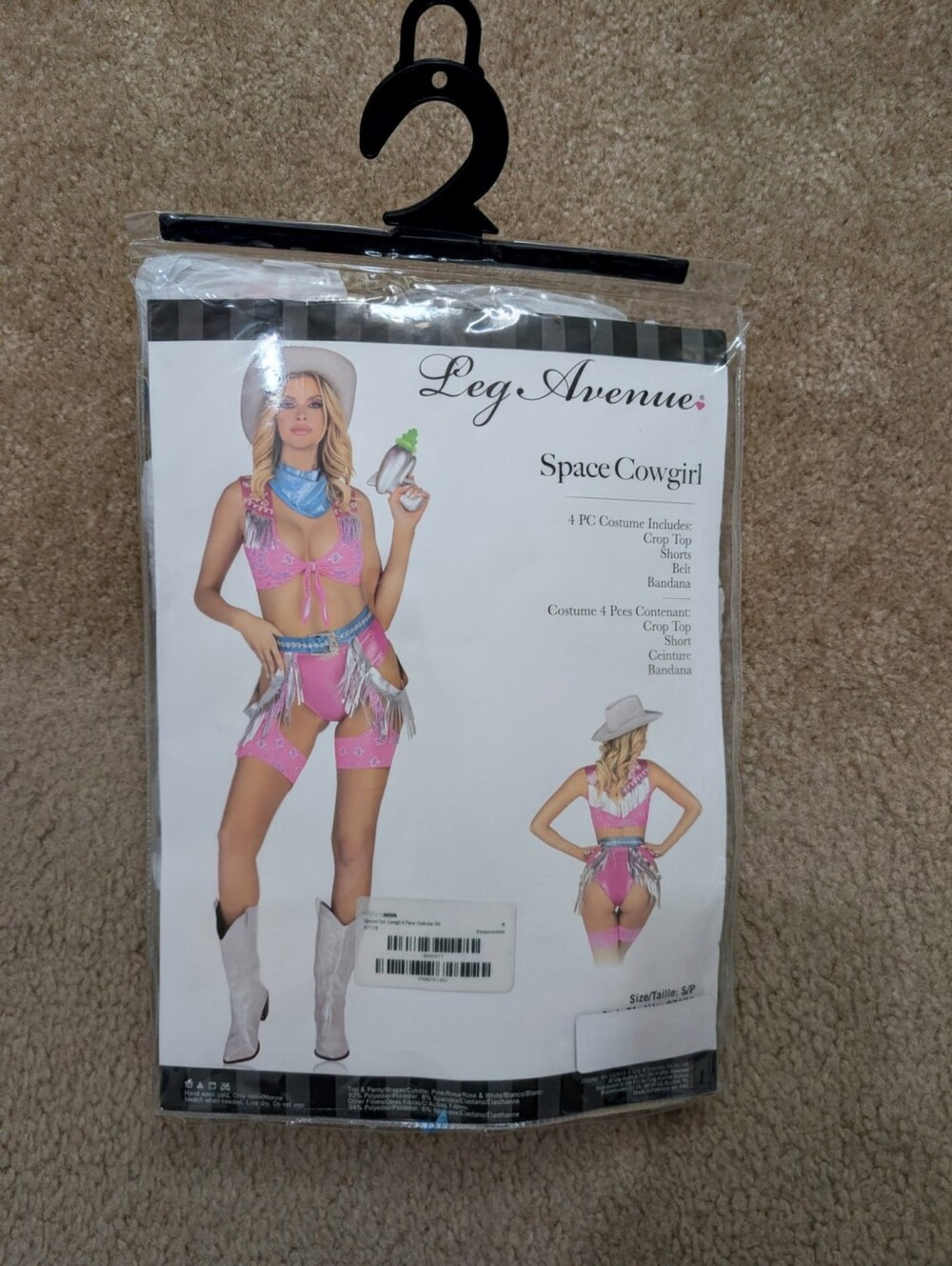Leg Avenue Pink Space Cowgirl Halloween Costume Set
